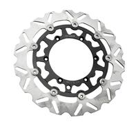 Rotore disco freno 260mm 320mm Freno Adattatore Freno Adattatore Compatibile con XCW SX SXF XC XCF EXC Exc Excf MOTORYCLES 125CC a 500cc(320mm Black Disk)