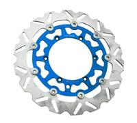Rotore disco freno 260mm 320mm Freno Adattatore Freno Adattatore Compatibile con XCW SX SXF XC XCF EXC Exc Excf MOTORYCLES 125CC a 500cc(320mm Blue Disk)