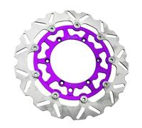 Rotore disco freno 260mm 320mm Freno Adattatore Freno Adattatore Compatibile con XCW SX SXF XC XCF EXC Exc Excf MOTORYCLES 125CC a 500cc(320mm Purple Disk)