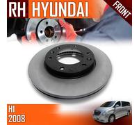 Rotore freno a disco anteriore 1 pz adatto a Hyundai H1 i800 iLoad iMax...