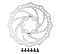 Rotore freno a disco bici - design a cavo leggero, dissipazione e ventilazione rapida di calore, costruzione in acciaio premium, facile installazione per prestazioni di bici