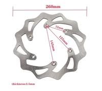 ROTORI DI DISTI DI FRENO FRENDA ANTERIORE 260MM FONTI PER EXC EXCF SX SXF XC XCF 125 200 250 300 300 350 450 500 MOTORE DELLA NUONI DELLA