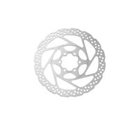 SHIMANO Deore SM-RT56-SP - Rotore freno a disco, 160 mm, 6 bulloni, solo per pastiglie in resina, colore: argento