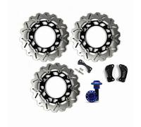 Rotori Sovradimensionati Disco Freno Anteriore Posteriore per Ya.ma.ha XP T-max 500 2008-2011 / XP T-max 500 2009 / XP T-max 500 2010 / XP T-max 500 2011 con bulloni di montaggio