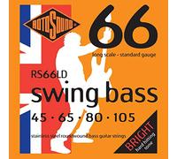 Rotosound Corde per basso elettrico SWING 66 STAINLESS SETS 4 corde RS66LD Stainless Standard 45-105