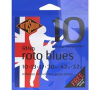 Rotosound Corde per chitarra elettrica Roto BLUES RH10 Set Light/Heavy 10-52