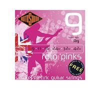 Rotosound Corde per Chitarra Elettrica Roto Nickel plated PINKS R9 SL Super Light 9-42