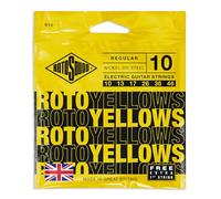 Rotosound Roto Yellows R10 Regolatore per chitarra elettrica (10 13 17 26 36 46), confezione da 7