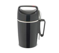Rotpunkt Barattolo 850 Dirk, 0,85 l, Senza BPA, Inserto in Vetro, di Alta qualità, Grigio