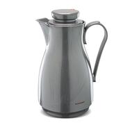 ROTPUNKT, caraffa termica 828 Karla da 1,8 l, chiusura a vite a due funzioni, senza BPA, prodotto in Germania, mantiene caldo e freddo, inserto in vetro, colore: argento
