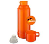ROTPUNKT Isolamento Bottiglia - No.60- | 250 ml | 500 ml | 750 ml | 1000 ml (Glossy Orange, 1000 ml)
