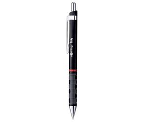 Rotring 1904629, Tikky penna a sfera leggera con impugnatura gommata, corpo nero