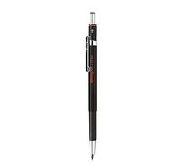 rOtring 300 Mechanical Pencil 2.0 mm Refillable with Sharpener Under Cap Black 1