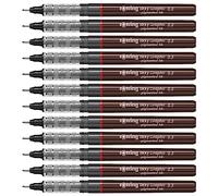 Rotring 1904753.0 Penna, Dimensioni: 0.3 mm, Inchiostro nero (Confezione da 12)