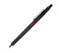 rOtring 600 Mechanical Pencil 0.5 mm Black All-Metal Body Propelling Pencil