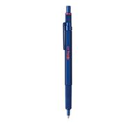 rotring 600 - Penna a sfera, punta media, inchiostro nero, fusto blu, ricaricabile