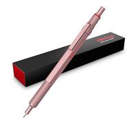 rOtring 600 portamine | mina HB 0,5 mm | corpo interamente in metallo | oro rosa | impugnatura zigrinata antiscivolo e corpo esagonale