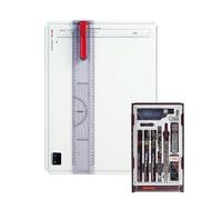 rOtring College A3 - Set da disegno e penna tecnica Isograph | Kit da disegno professionale da 10 pezzi | Strumenti di precisione tedeschi per architettura, ingegneria e design