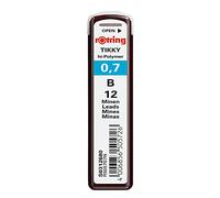 Rotring S0312680, ricariche mina in alto polimero per portamina sottili 0,70 mm B 12 mine