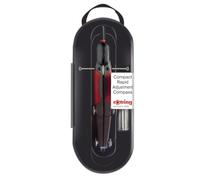 Compasso c/regolazione 360mm set 3 pz Rotring