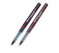 rOtring Tikky Graphic 1904752 - Set di penne a punta fine, 0,20 mm e 1904753-0,3 mm, inchiostro nero