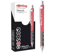 Rotring Tikky Matite portamina pastello | HB 0,5 mm | Rosa Tea | Con comoda impugnatura in gomma | 12 pezzi