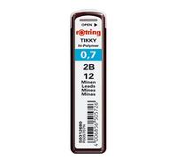 Rotring Tikky Ricariche per Matita Portamina, 0.7 mm, 2B, 10 Pezzi, 120 Mine