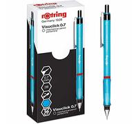 Rotring Visuclick matita portamine | 0,7 mm | Mina 2B | Corpo blu acceso | 12 pezzi