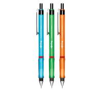 Rotring Visuclick, Matita Portamine, Mina 2B, 0.7 mm, Confezione da 3 pezzi, Rosa/Verde/Blu