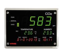 Rotronic di CO2 Display umidità e Temperatura Strumenti di misurazione, Nero
