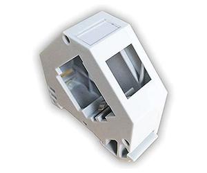 Rotronic ROLINE 26110339 Giunto Schi enen Adattatore per Keystone Slim Module Bianco