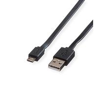 Rotronic ROLINE USB 2.0 Cavo, USB a St - Micro USB B ST Nero