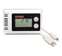 ROTRONIC TL EOS-1D Set di Dati Logger per Temperatura con Display hydrolog, Grigio