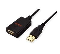 Rotronic USB 2.0 1 Port 5m cavo USB USB A Nero