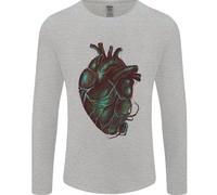 Rotten Cuore Gotico Demone Satana Teschio Evil Uomo Maniche