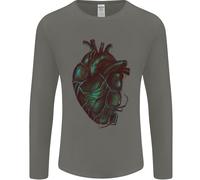 Rotten Cuore Gotico Demone Satana Teschio Evil Uomo Maniche