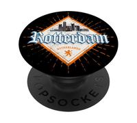 Rotterdam città design Paesi Bassi skyline vintage souvenir PopSockets PopGrip Adesivo