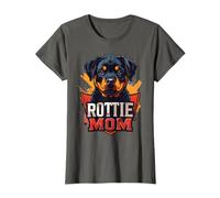 Rottie Mom - Carino Rottweiler Cucciolo Ritratto Maglietta