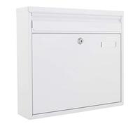 Rottner 4772 Teramo-Cassetta delle lettere, colore: Bianco, 320 x 360 x 80 mm