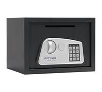 Rottner cassaforte a mobile Jupiter 3 fessura di inserimento serratura elettronica apertura meccanica di emergenza antracite LxHxP 35x25x28 cm ripiano estraibile inserto in feltro