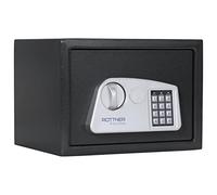 Rottner cassaforte a mobile Jupiter 3, serratura elettronica con apertura meccanica di emergenza e 2 chiavi, antracite, LxHxP 35x25x28 cm, kit di fissaggio incl, ripiano estraibile, inserto in feltro