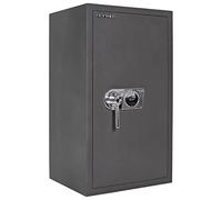 Rottner cassaforte a mobile Toscana 85, con livello di sicurezza EN-1, serratura a chiave con blocco chiusura certificato EN 1300 2 ripiani interni regolabili, grigio antracite.
