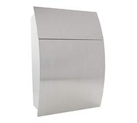 Rottner cassetta postale Harrow Inox in acciaio inossidabile, con design moderno ed elegante e serratura a cilindro a scomparsa di colore inox.