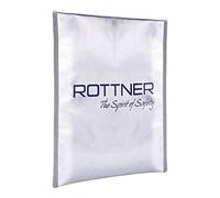 Rottner T06216 Busta ignifuga FIREBAGA4 Formato A4, Resistente al Fuoco e all'Acqua, con Chiusura a Cerniera e Velcro, Ideale per Proteggere Documenti, contratti, assicurazioni e Contanti