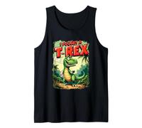 Rotto Braccio Recupero Bambini Cartoon Dinosauro Ho Combattuto Un T-Rex Canotta