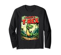 Rotto Braccio Recupero Bambini Cartoon Dinosauro Ho Combattuto Un T-Rex Maglia a Manica
