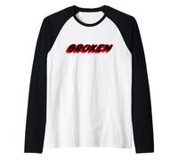 Rotto | Il Cuore Spezzato Non Lavora a Parte Maglia con Maniche Raglan