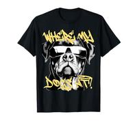 Rottweiler alla Moda della Vecchia Scuola Rapper Hip Hop della Costa Occidentale Maglietta