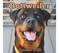 Rottweiler Calendar 2026: 12 Months Organizer From January to December