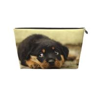 Rottweiler Cani Cani carini Cuccioli Animali domestici piccoli, Borsa da toilette Borsa per trucco Borsa per cosmetici Borsa da toilette da viaggio portatile